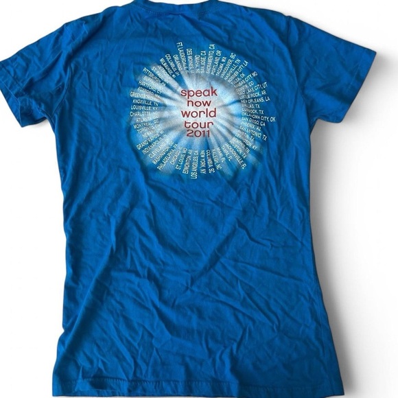 Taylor Swift Speak Now
World Tour 2011 Authentic Concert Tee - Picture 4 of 7